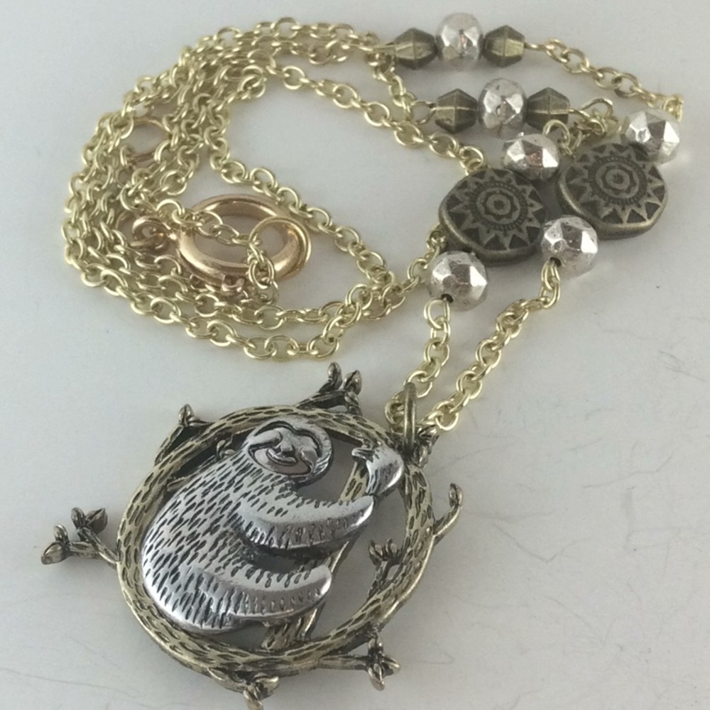 Sloth necklace